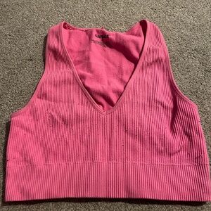 pink tank from garage